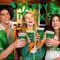 St. Patrick's Day Celebration Pack - 60 Pcs 12oz Irish Themed Plastic Cups with Lucky Shamrock Design, Disposable for Easy Clean-Up, Ideal for Party Supplies & Favors,Irish